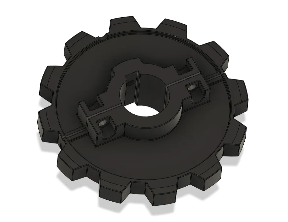 Pignon de convoyeur imprimé en Nylon MJF